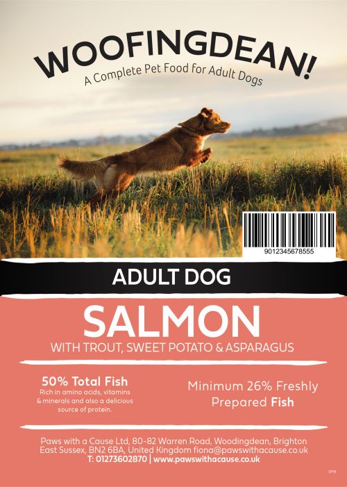 WOOFINGDEAN GRAIN FREE ADULT SALMON WITH TROUT