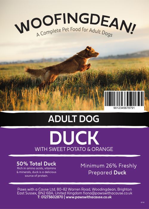 WOOFINGDEAN GRAIN FREE ADULT DUCK