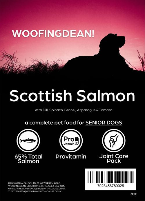 SUPERFOOD 65 SCOTTISH SALMON LIGHT/SENIOR ADULT DOG FOOD