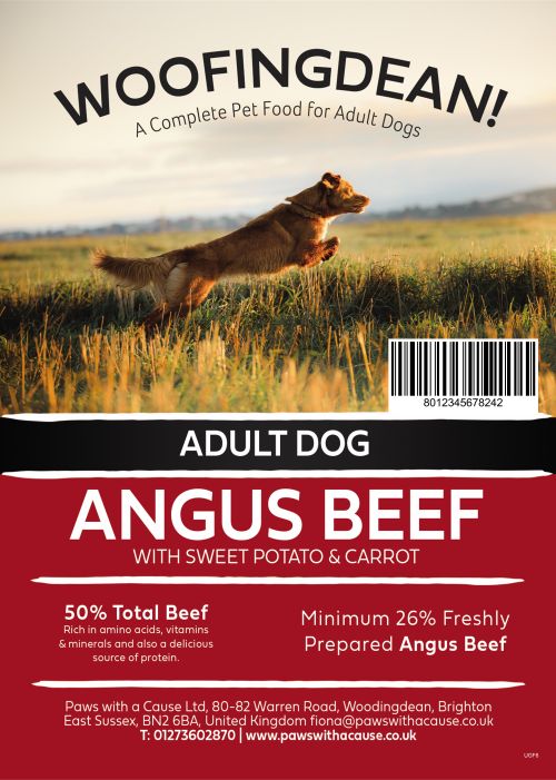 WOOFINGDEAN GRAIN FREE ADULT BEEF
