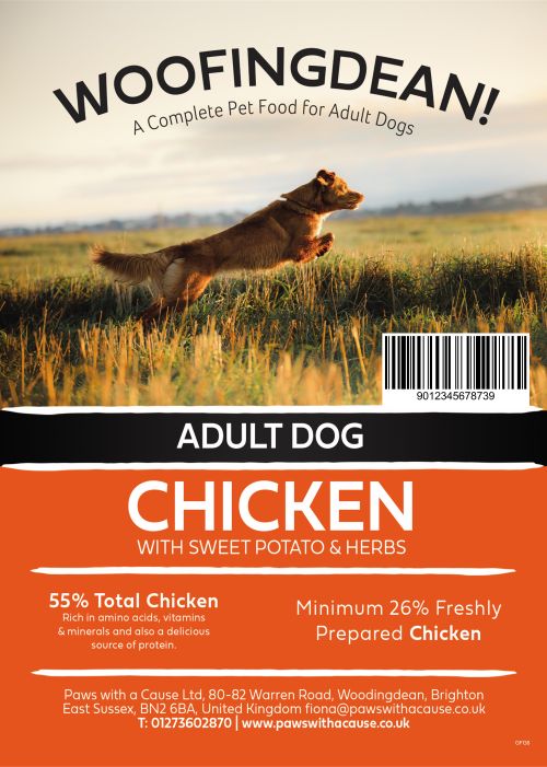 WOOFINGDEAN GRAIN FREE  ADULT CHICKEN
