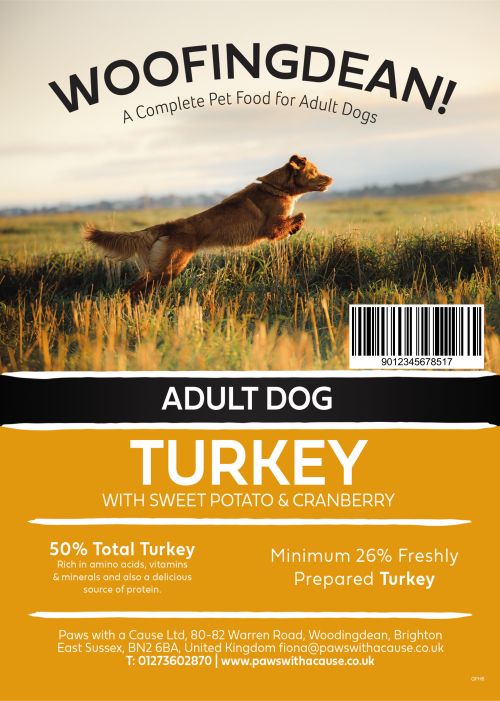 WOOFINGDEAN GRAIN FREE  ADULT TURKEY