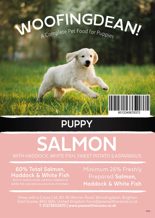 WOOFINGDEAN GRAIN FREE PUPPY SALMON