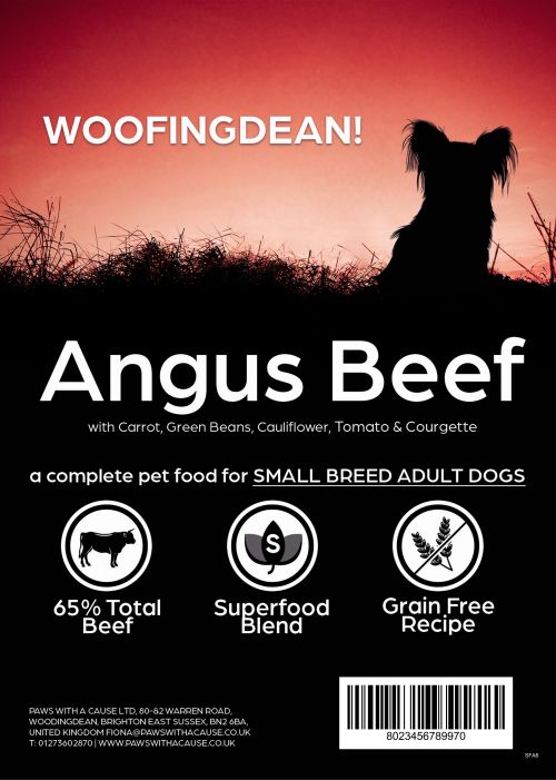 SUPERFOOD 65 ANGUS BEEF SMALL BREED DOG FOOD