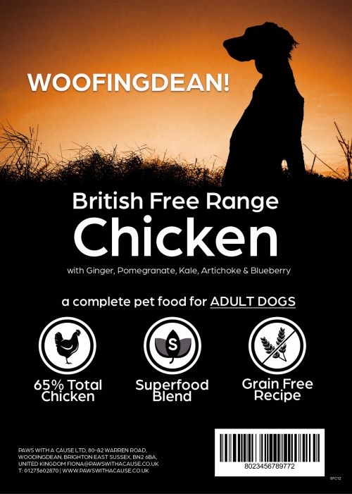 SUPERFOOD 65 BRITISH FREE RANGE CHICKEN ADULT DOG FOOD