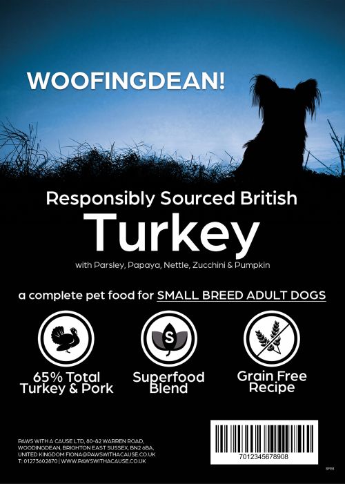 SUPERFOOD 65 TURKEY AND PORK ADULT SMALL BREED DOG FOOD