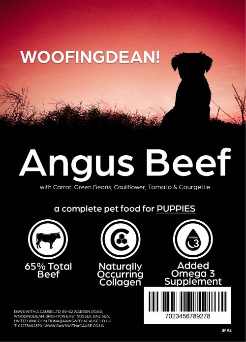 SUPERFOOD 65 ANGUS BEEF PUPPY DOG FOOD
